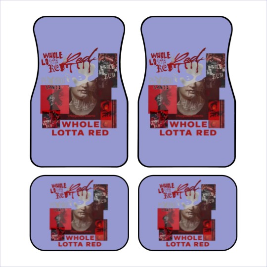 Discover Playboi Carti Whole Lotta Red Album 90s Rap Music Car Mats