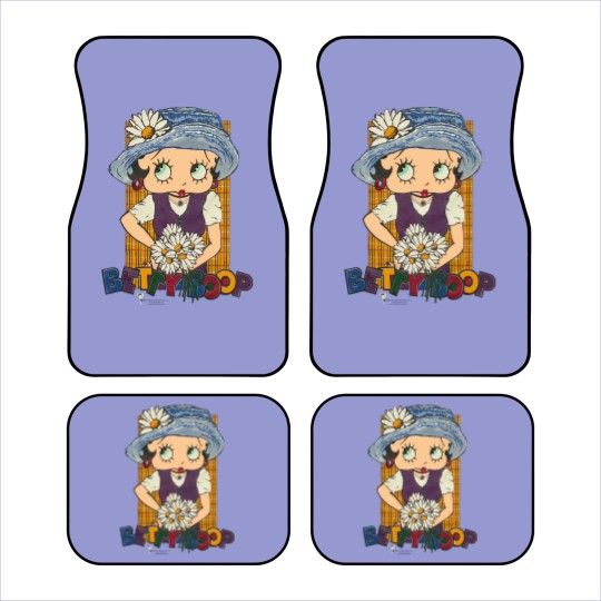 Discover 90s Betty Boop Daisy Flower Outfit Car Mats. Vintage 1994 Betty Boop