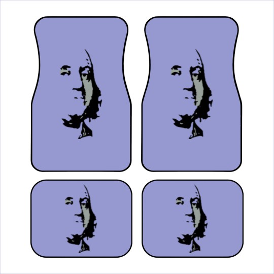 Discover Ben Franklin Half Face Car Mats