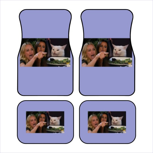 Discover Woman Yelling at a Cat - Meme - Car Mats