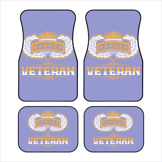 Discover Airborne Ranger Army Veteran Car Mats