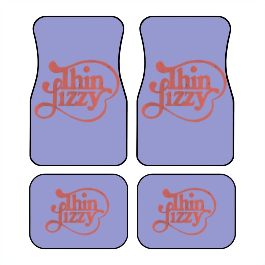 Discover Thin Lizzy First Logo Car Mats - Vintage Style Car Mats - Retro 1970s Band Unisex Car Mats