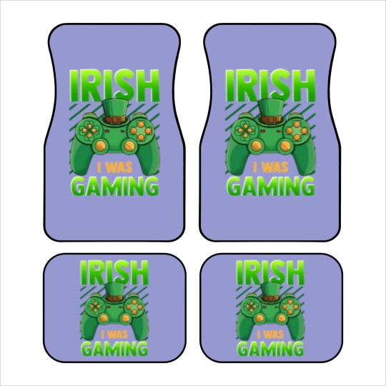 Discover Irish I Was Gaming Car Mats
