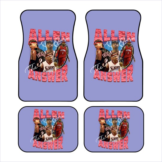 Discover Allen Iverson Vintage Unisex Car Mats, Vintage Allen Iverson Car Mats