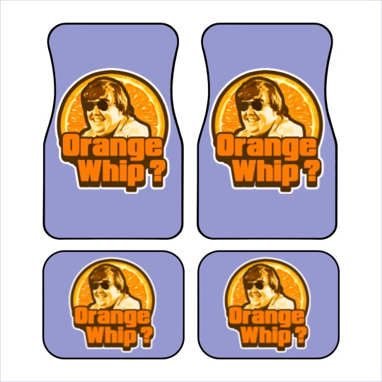 Discover Orange Whip Car Mats