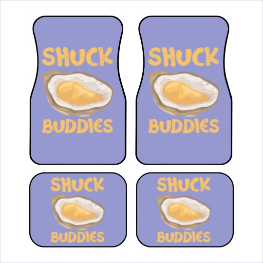 Discover Shuck Buddies Seafood Lover Seas Mollusc Animal Oyster 21 Car Mats