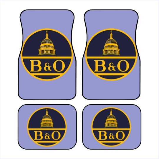 Discover Vintage B&O railroad logo - Railroad - Car Mats