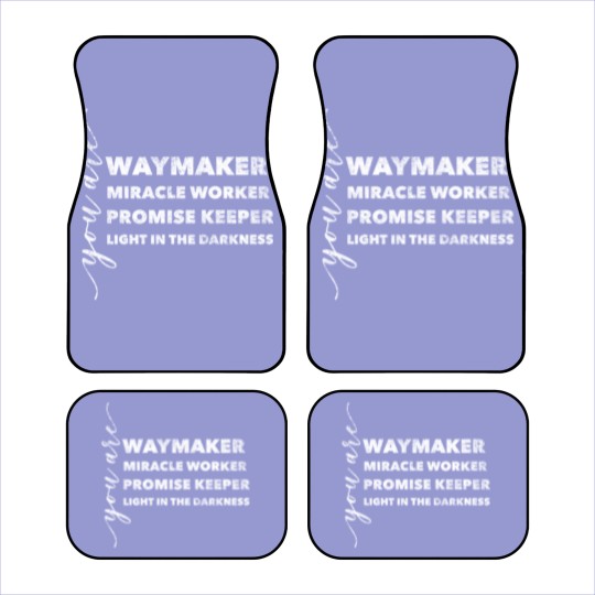 Discover Waymaker & Christian Apparel | Christian Gifts Car Mats