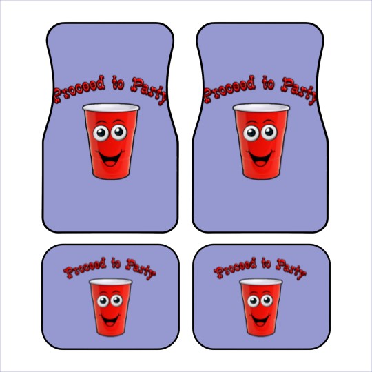 Discover Red Solo Cup - Proceed to Party Car Mats