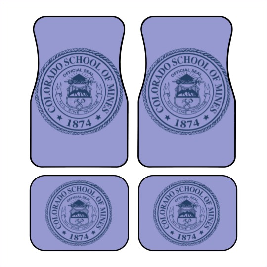 Discover Colorado School of Mines Sticker Car Mats