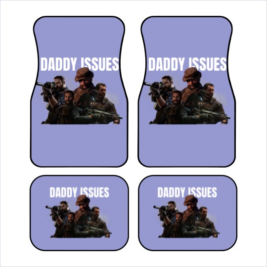 Discover Captain Price Daddy Issues Call of Duty Car Mats