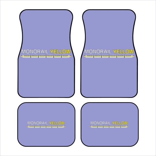 Discover Monorail Yellow - Monorail - Car Mats