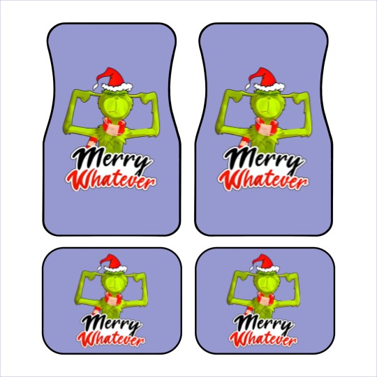 Discover The funny character Merry Whatever Car Mats