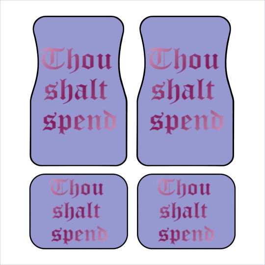 Discover Thou Shalt Spend As worn by Ashley Tisdale Car Mats