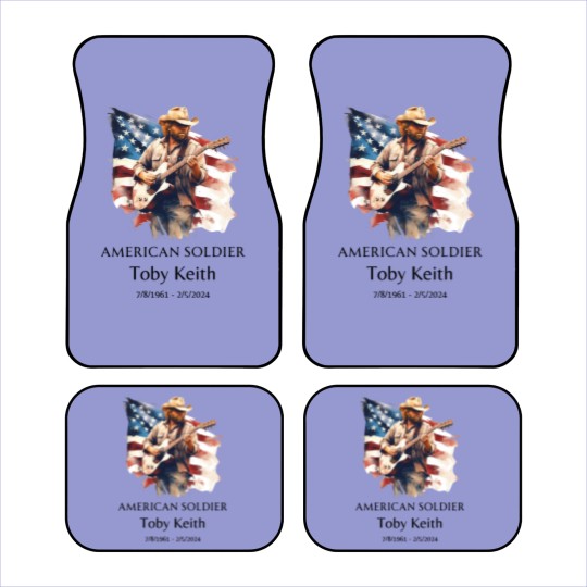 Discover Toby Keith American soldier Car Mats