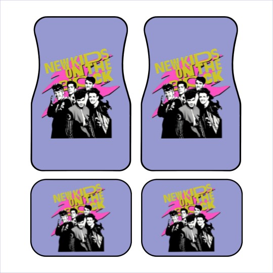 Discover Vintage NKOT Block Pink, NK on The Block Vintage Style Car Mats, Mixtape Tour 2022 Car Mats, NKOT Block Band Car Mats, NKOT Block Concert Car Mats