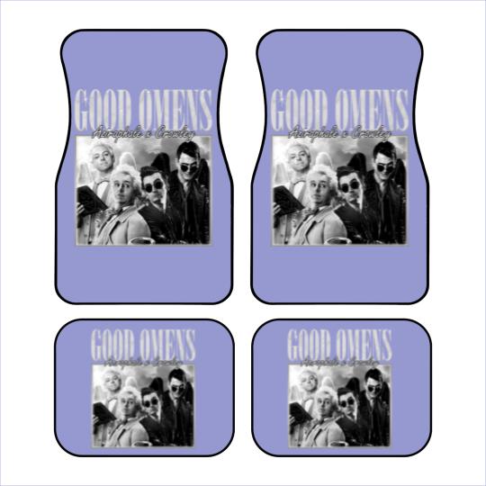 Discover Good Omens Movie Car Mats, Aziraphale 2023 Movie Bootleg Car Mats