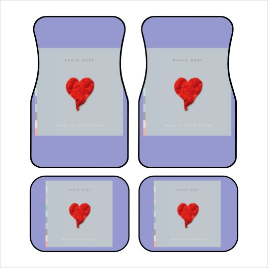 Discover Kanye West Car Mats - 808s & Heartbreak Unisex Car Mats