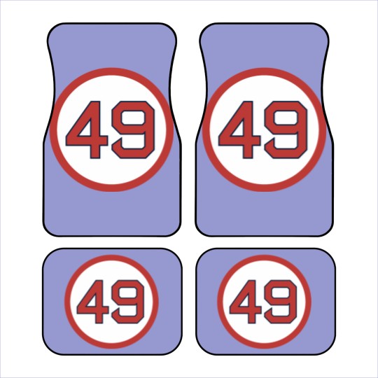 Discover Tim Wakefield 49 Jersey Number (2) 6+4+3=2 Boston Car Mats