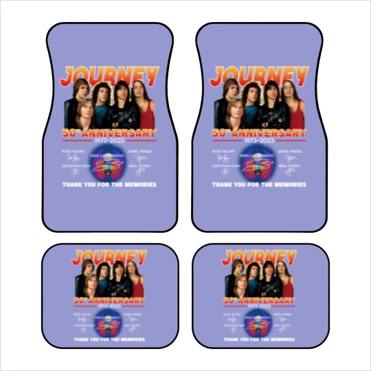 Discover Journey Freedom Tour 2023 50th Anniversary Signature Car Mats