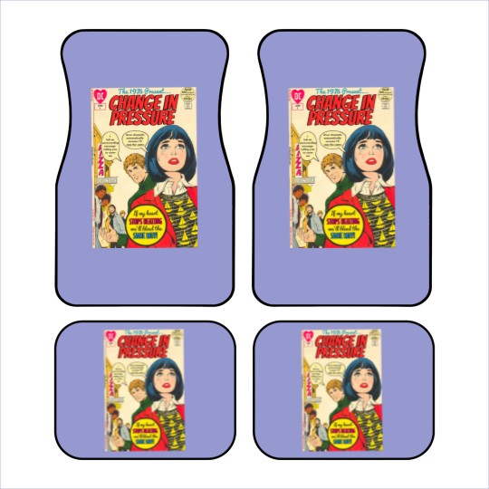 Discover The 1975 Pressure Vintage Comic Car Mats