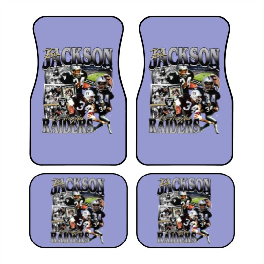 Discover Vintage 90s Graphic Style Bo Jackson Football Car Mats Football Car Mats