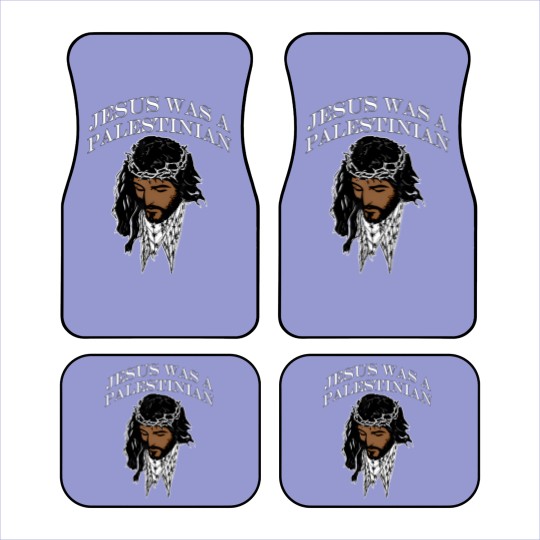 Discover jesus was a palestinian jesus keffiyeh palestine christian t Car Mats