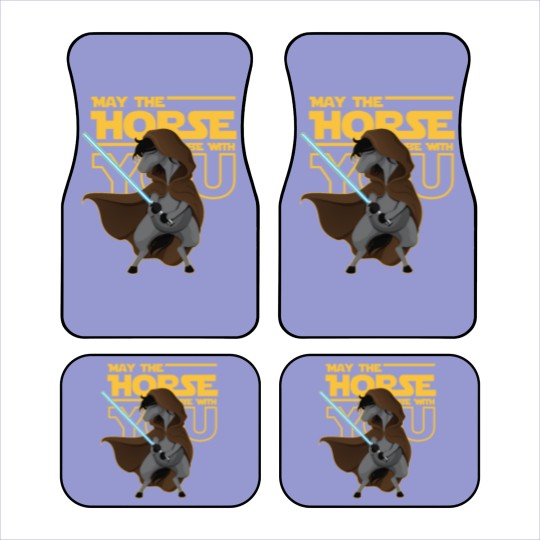 Discover May The Horse Be With You Funny Parody Car Mats