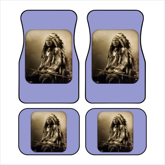 Discover Chief Spotted Elk Lakota Sioux Native American Indian - Native American - Car Mats