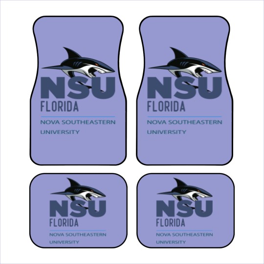 Discover Nova Southeastern University blue shark NSU Car Mats
