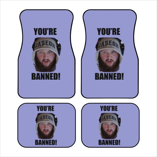 Discover You're Banned CaseOh Car Mats, CaseOh Meme