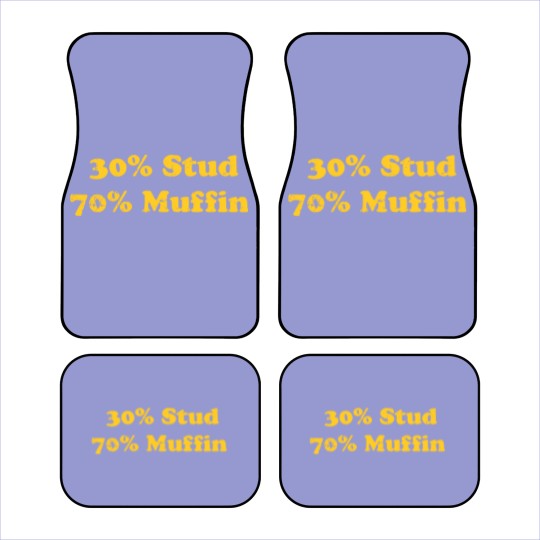Discover 30 Stud 70 Muffin Car Mats