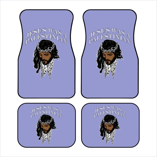 Discover jesus was a palestinian jesus keffiyeh palestine christian t Car Mats