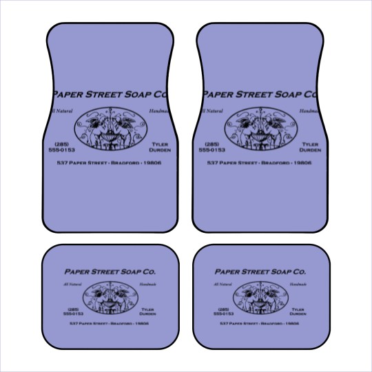 Discover Paper Street Soap Company - Fight Club - Car Mats