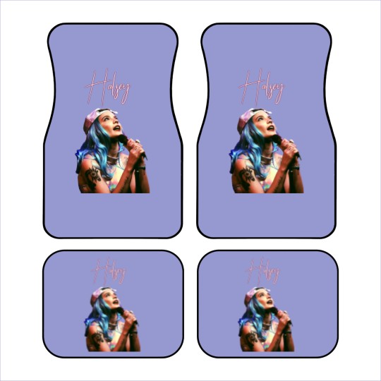 Discover Halsey Vintage Style Photoshoot Car Mats, Halsey Aesthetic Car Mats