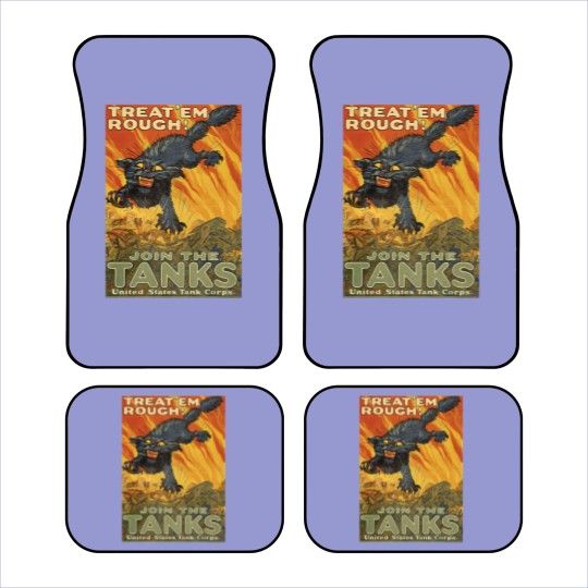 Discover WW1 Propaganda - US Military Vintage Car Mats