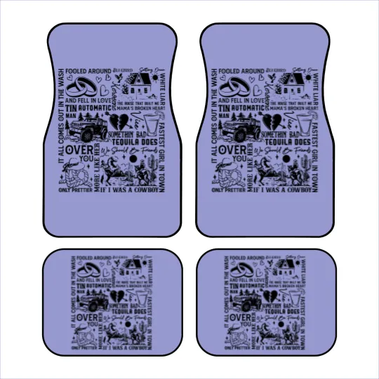 Discover Miranda Car Mats - Country Music Car Mats Women - lambert Tou