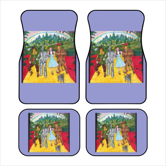 Discover Wizard Of Oz- Yellow Brick Road Graphic  Dress Car Mats
