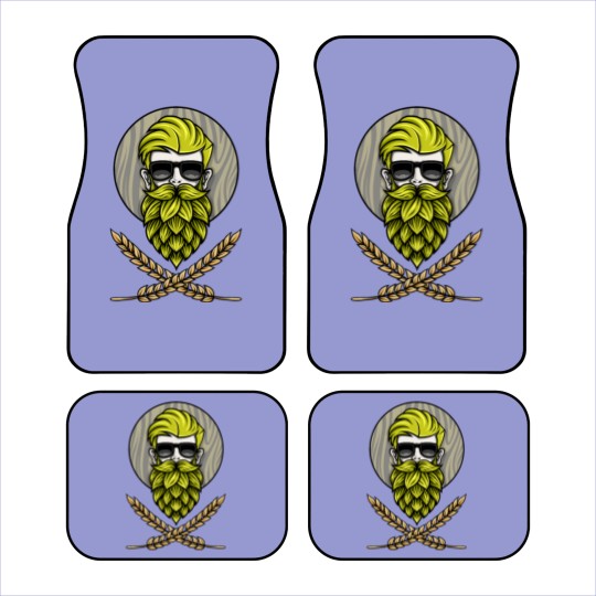 Discover Green Hops Beard - Beer Style - Hops Fashion Car Mats