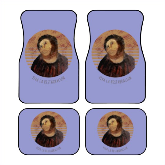 Discover Viva La Restauracion Jesus Fresco Restoration Fail Meme | Active Car Mats