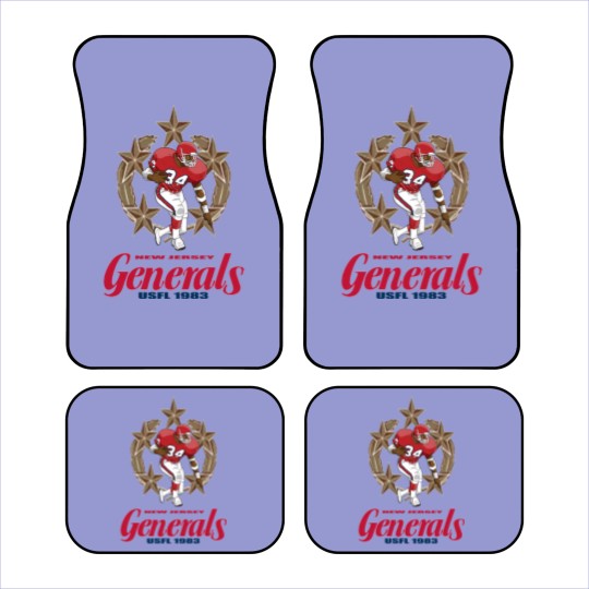 Discover USFL football new jersey generals  design Arizonna Wranglers Car Mats