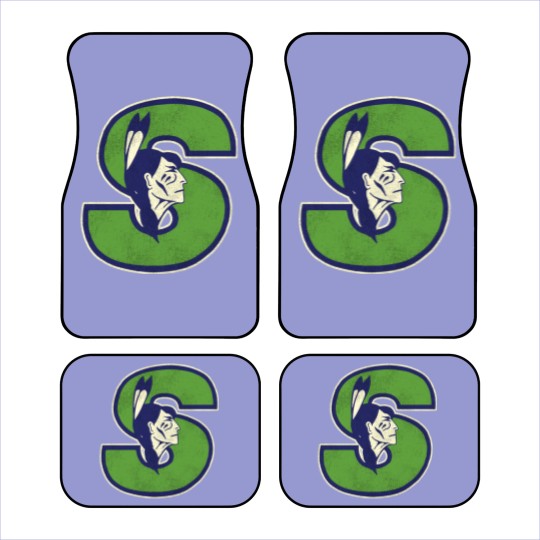 Discover Springfield Indians Retro Defunct Ice Hockey (1) Car Mats