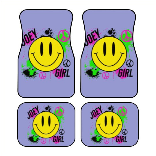 Discover Joey Girl NKOT Block Car Mats, Joey McIntyre, New Kids on Block, Retro, 80s, 90s Short-Sleeve Car Mats
