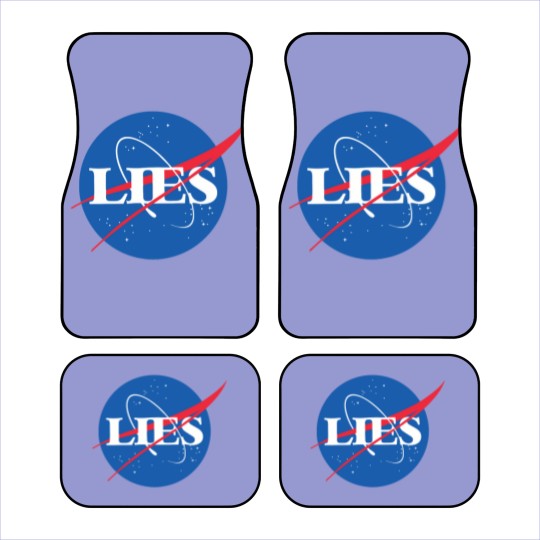 Discover NASA LIES LOGO NASA LIES LOGO NASA LIES LOGO Car Mats
