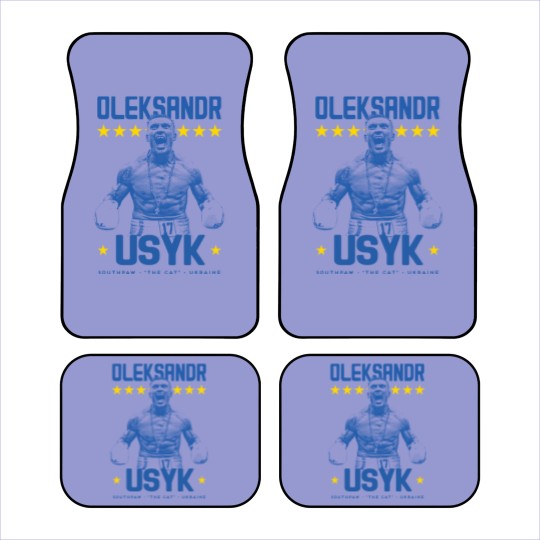 Discover Oleksandr Usyk Car Mats