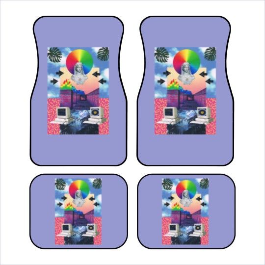 Discover Vaporwave 4 - Vaporwave - Car Mats