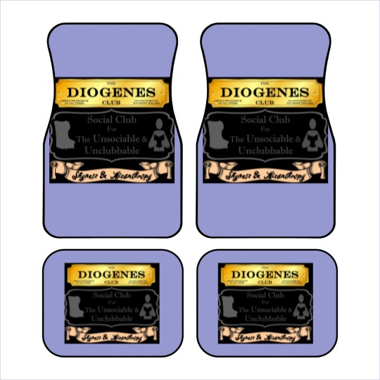 Discover Mycroft Holmes - Diogenes Club - For The Unsociable  Unclubbable Car Mats