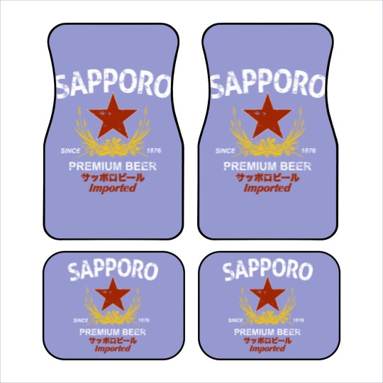 Discover Sapporo Beer Car Mats