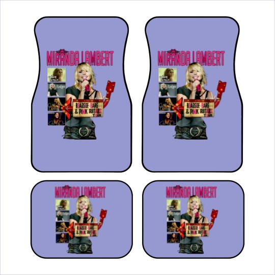 Discover MIRANDA LAMBERT Roadside Bar  Pink Guitars Tour 2019 Car Mats