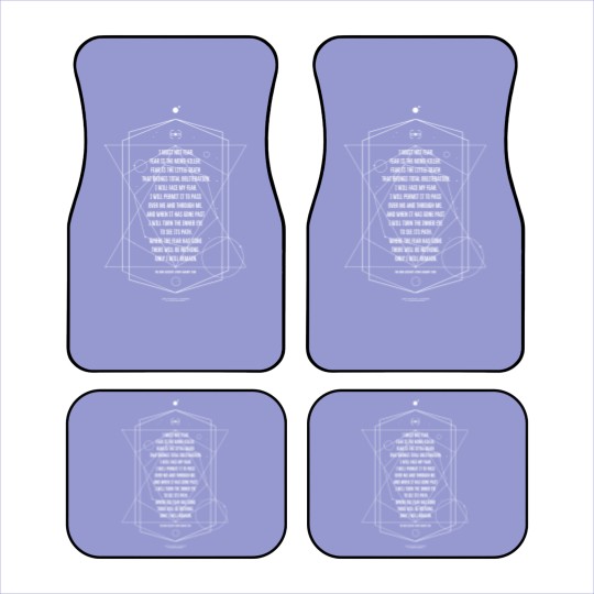Discover Bene Gesserit Litany Car Mats